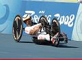 Elmar Sternath , Handbike Zeitfahren Rad Strassenrennen bei den Sommer Paralympics Peking 2008 , 12.09.2008 , © Foto: Franz Baldauf / ÖPC