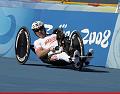 Manfred Putz , Handbike Zeitfahren Rad Strassenrennen bei den Sommer Paralympics Peking 2008 , 12.09.2008 , © Foto: Franz Baldauf / ÖPC