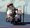 Manfred Putz , Handbike Zeitfahren Rad Strassenrennen bei den Sommer Paralympics Peking 2008 , 12.09.2008 , © Foto: Franz Baldauf / ÖPC